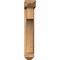 Ekena Millwork Westlake Arts and Crafts Smooth Bracket w/ Offset Brace, Western Red Cedar, 5 1/2"W x 20"D x 32"H BKT0604X20X32WTL03SWR - alternate 4